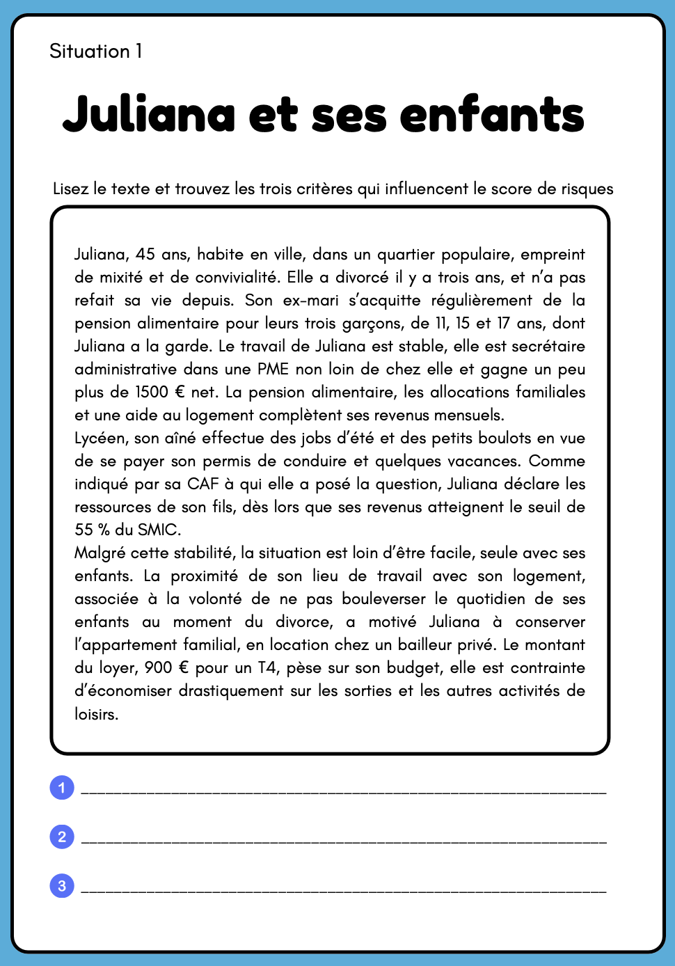 Situation1 de l'exercice